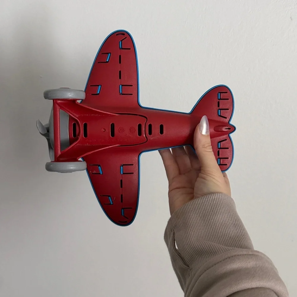 Blue Toy Plane for Kids - Durable Plastic Play Aircraft